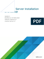 Vcenter Server Installation and Setup - VMware Vsphere 6.7 PDF