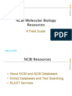 NCBI Molecular Biology Resources: A Field Guide