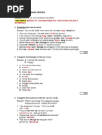 ENGLISH FILE Elementary Workbook Answer Key | PDF