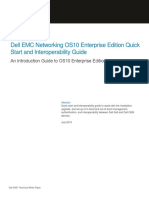 Dell EMC Networking OS10 Enterprise Edition Quick Start and Interoperability Guide PDF