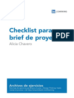 Checklist brief proyecto