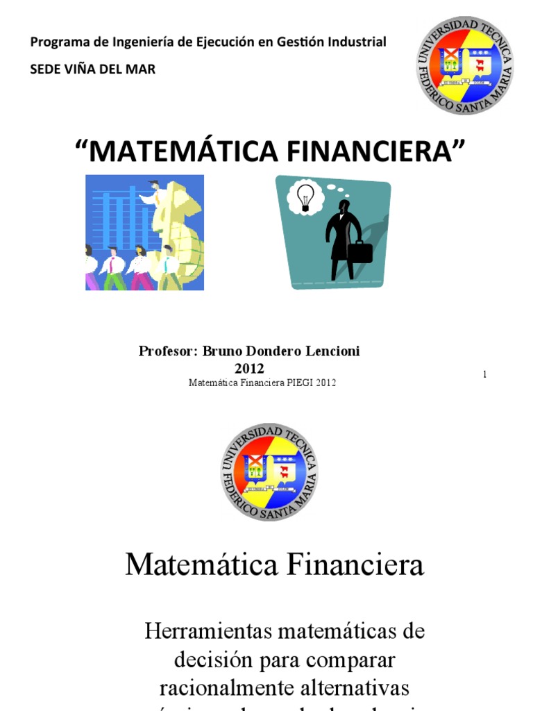 Mat Financieras | PDF | Interés | Finanzas Matemáticas