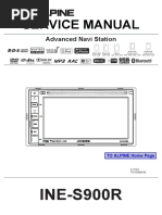 Alpine INE-S900R Multimedia-Navegador 2DIN PDF