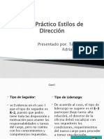 Caso Práctico Estilos de Dirección