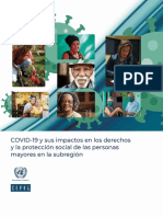 COVID-19 y sus impactos en los derechos y la protección social de las personas mayores en la subregión