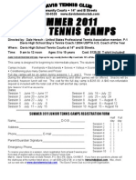 2011 Summer Camps