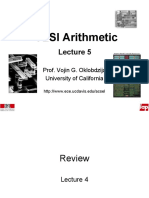 VLSI Arithmetic: Prof. Vojin G. Oklobdzija University of California