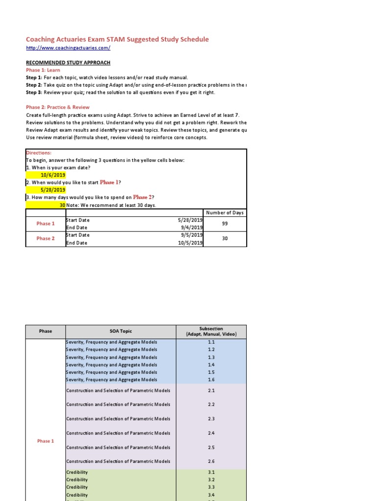 coaching-actuaries-exam-stam-suggested-study-schedule-phase-1-learn