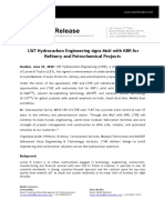 2020 06 22 LT Hydrocarbon Engineering Signs Mou With KBR For Refinery and Petrochemical Projects PDF