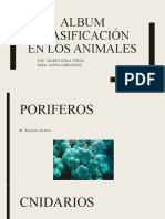 Clasificación de animales y plantas en