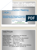 Pre Constructin Meeting IAIN (PCM)