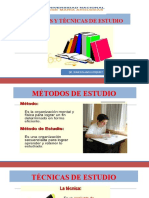 Métodos y Técnicas de Estudio