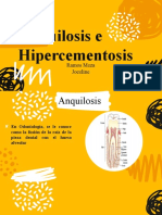 Anquilosis e Hipercementosis - PPTM