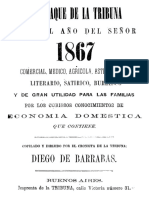 BaANH47944 Almanaque de La Tribuna para El Año Del Señor 1867