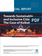 Towards Sustainable and Inclusive Cities: The Case of Kolkata