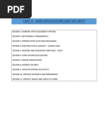 UNIT-4 WebApplications and Security