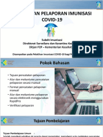 Pencatatan Pelaporan Imunisasi COVID-19