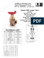 Angle Valve Model 126S - United Brass Works