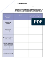 Comprension de Personaje PDF