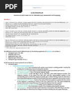 CS 342: Networks Lab: Assignment - 2