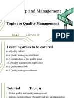 10 Quality Management