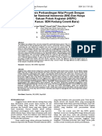 Comparing Project Cost Estimates Using SNI and HSPK Standards