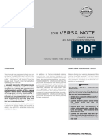 2018 VersaNote Owner Manual PDF