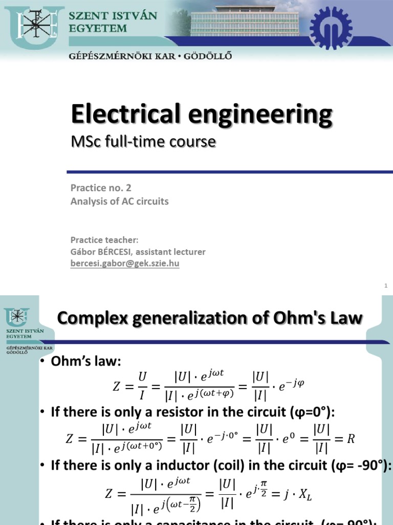 AC Circuit Analysis and Power Calculations | PDF | Electrical Impedance ...