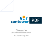 Glossario Bancario Italiano-Inglese