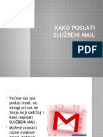 Kako Poslati Mail