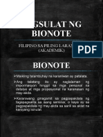 Aralin 4-Bionote