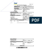 Autorización Internación: Documento: 1083560719