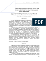 Analysis of SO2 exposure risks on non-carcinogenic health risks in Samarinda City street sweepers