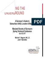 Underground Survey Notes