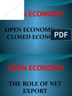 Open Economy Closed Economy