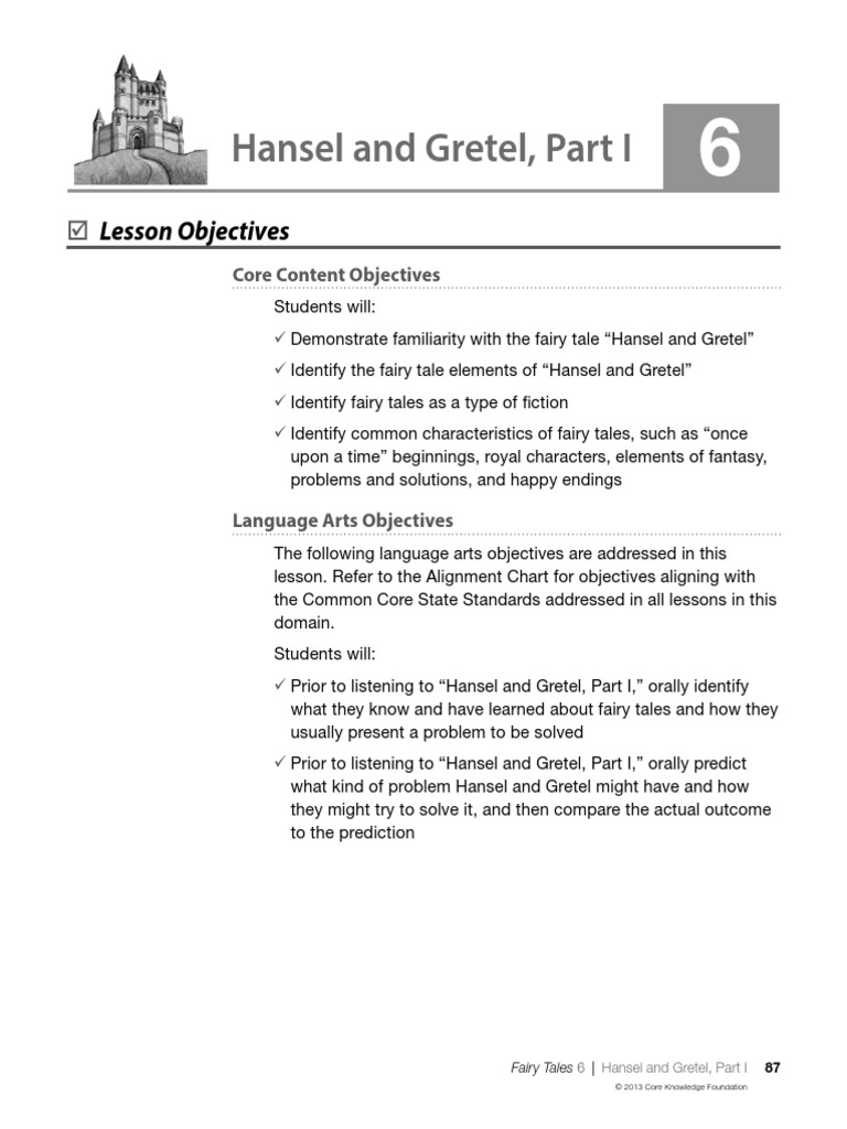 ELA 1 Listening and Learning Unit 9 Anthology Lesson 6 PDF | PDF ...