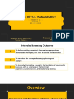 Retail Management Module 1 Chapter 1