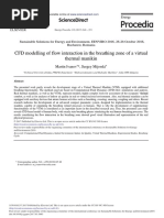 CFD modelling of flow interaction in the breathing zone of a virtual thermal manikin