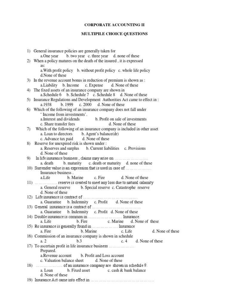 Amalgamation, Absorption, Reconstruction, and General Insurance Company