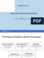 Materi 2 Dan 3 Analisis Rasio Keuangan