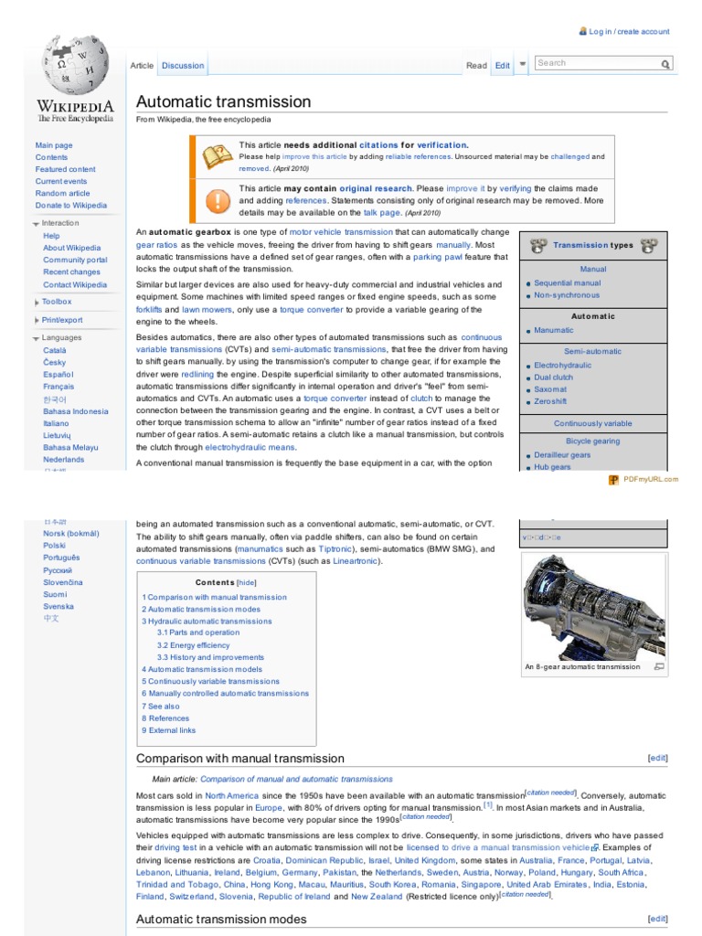 Wiki-Automatic Transmission, PDF