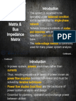 1.2 Introduction - Bus Admittance Matrix and Bus Impedance Matrix