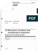 Bulldozer D155A-6 Radiator and Cooling System