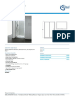 Synergy 1400mm Slider Door: Article Number: L6290