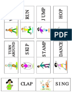 Printable Actions Domino.
