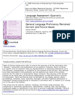 General Language Proficiency Revisited_Current and Future Issues