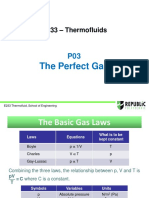 E233 - Thermofluids: The Perfect Gas