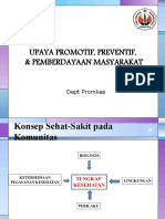 Konsep Promotif, Preventif, Dan Pemberdayaan Masyarakat