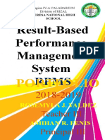 Result-Based Performance Management System: Portfolio