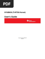 User's Guide: SYS/BIOS (TI-RTOS Kernel)